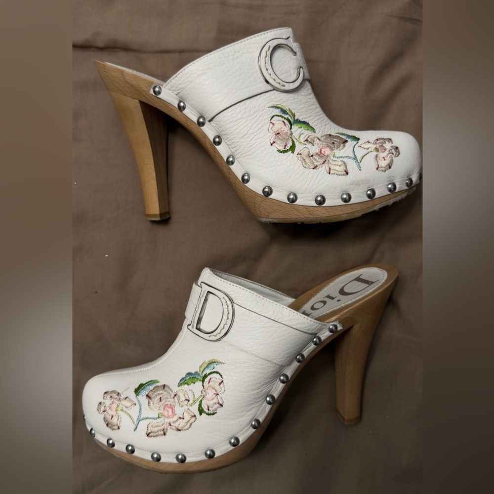 DIOR - Leather mules & clogs 38.5